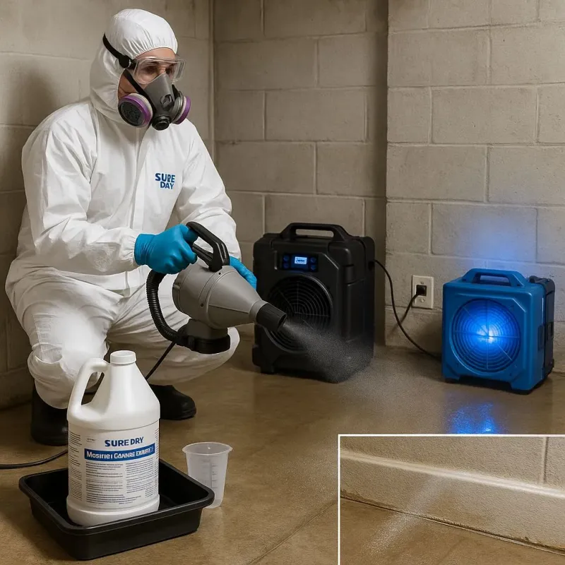 Sanitization and Odor Removal process in Long Beach, MD